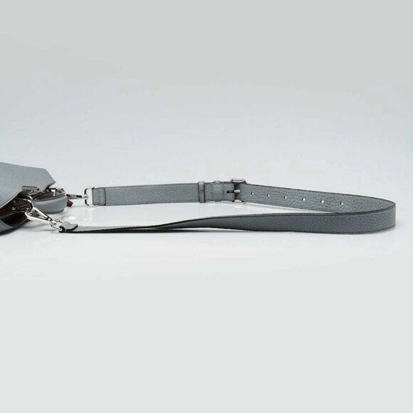 Fendi Grey Calf Leather Peekaboo ISEEU Mini Satchel Bag - 7VA530 - Picture 9 of 12